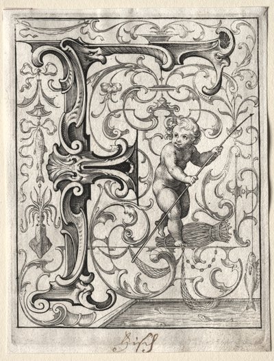 Nowa broszura ABC: F, 1627. autorstwa Lucas Kilian