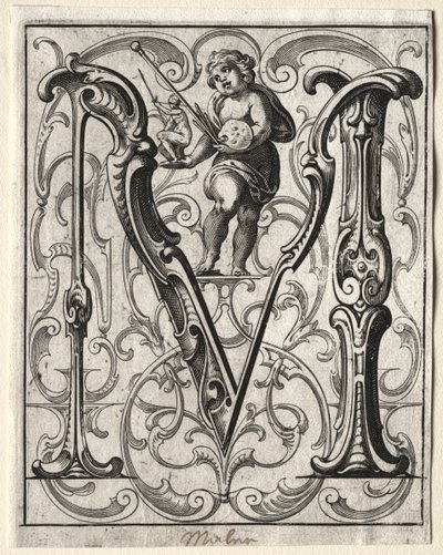 Nowa broszura ABC: M, 1627. autorstwa Lucas Kilian
