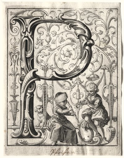 Nowa broszura ABC: P, 1627. autorstwa Lucas Kilian