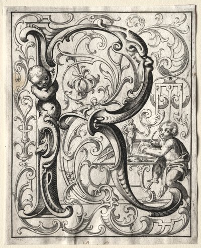 Nowa broszura ABC: R, 1627. autorstwa Lucas Kilian