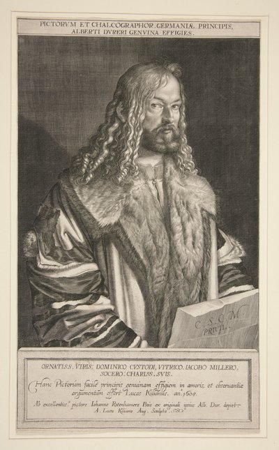 Portret Albrechta Durera autorstwa Lucas Kilian