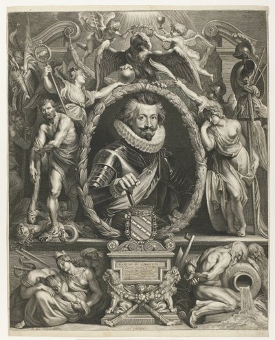 Portret Charlesa Bonaventure de Longueval, hrabiego Bucquoy Portret Charlesa-Bonaventure de Longueval, Graaf van Bucquoy autorstwa Lucas Vorsterman (I)