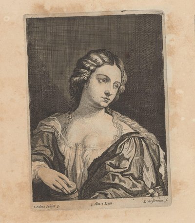 Portret młodej kobiety (Violante) autorstwa Lucas Vorsterman (II)