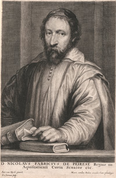 D. Nicolaus Fabricius de Peirese autorstwa Lucas Vorsterman