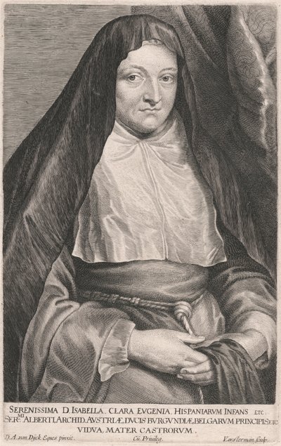 Najjaśniejsza Lady Isabella Clara Eugenia, Dziecko Hiszpanii itp. autorstwa Lucas Vorsterman
