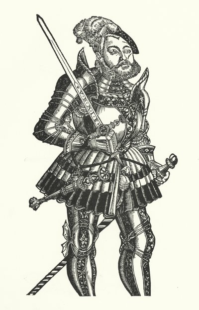 Jan Fryderyk I, elektor saski (grafika) autorstwa Lucas the Elder (after) Cranach