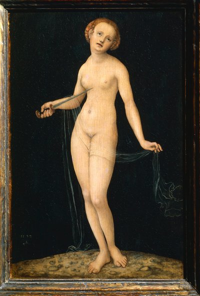 Austria, Wiedeń, Malowany wizerunek Lukrecji autorstwa Lucas the Elder Cranach