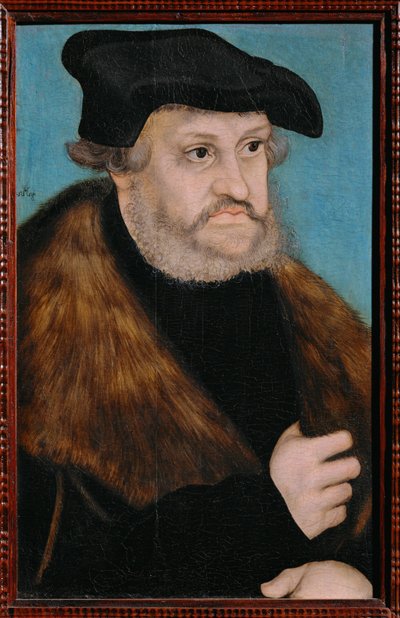 Elektor Friedrich der Weise ... (obraz na drewnie) autorstwa Lucas the Elder Cranach
