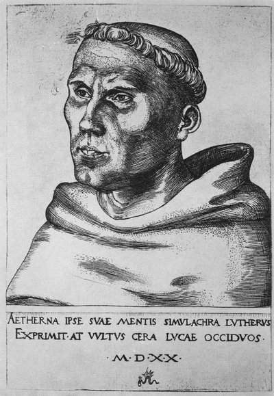 Marcin Luther autorstwa Lucas the Elder Cranach