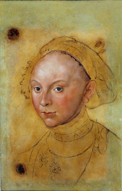 Portret Catherine de Brunswick Grubenhagen Obraz Lucasa Cranacha (1472-1553) autorstwa Lucas the Elder Cranach