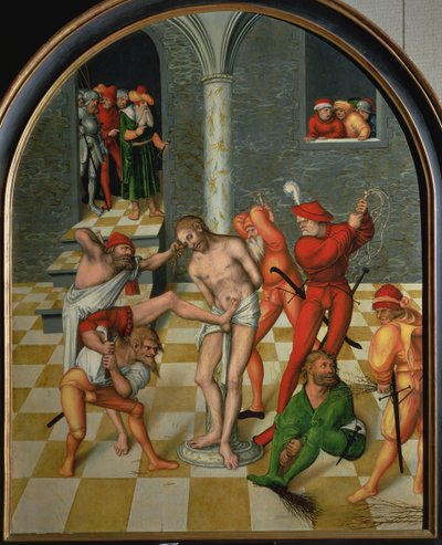Biczowanie Chrystusa autorstwa Lucas the Elder Cranach