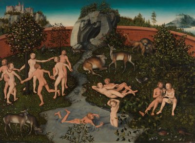 Złoty wiek, ok. 1534 r. (olej na drewnie) autorstwa Lucas the Elder Cranach