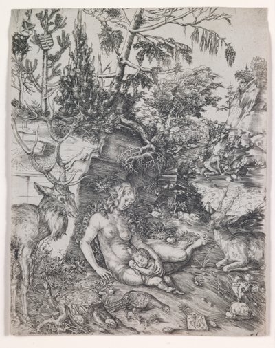 Pokuta świętego Jana Chryzostoma autorstwa Lucas the Elder Cranach