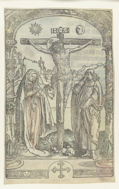 Chrystus na krzyżu autorstwa Lucas van Leyden (attributed to)