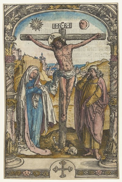 Chrystus na krzyżu autorstwa Lucas van Leyden (attributed to)