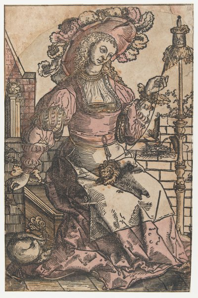 wirująca kobieta autorstwa Lucas van Leyden (attributed to)