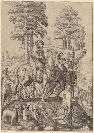 Abigail i David autorstwa Lucas van Leyden