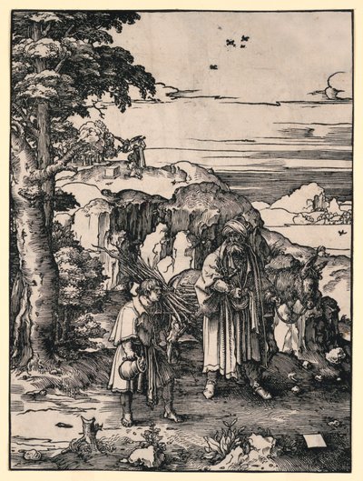 Ofiara Abrahama autorstwa Lucas van Leyden