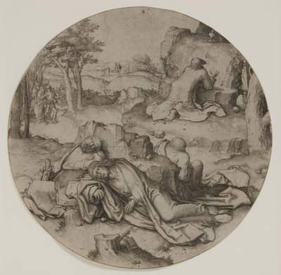Agonia w ogrodzie autorstwa Lucas van Leyden