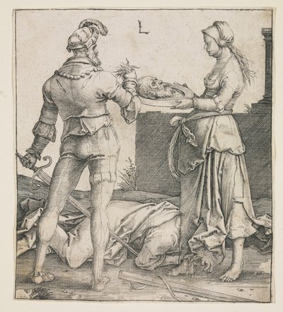 Ścięcie św. Jana Chrzciciela, 1513 autorstwa Lucas van Leyden