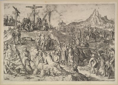 Kalwaria Golgota, 1517. autorstwa Lucas van Leyden