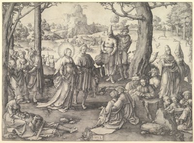 Taniec świętej Marii Magdaleny autorstwa Lucas van Leyden