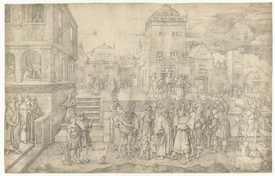 Wielki Ecce Homo autorstwa Lucas van Leyden