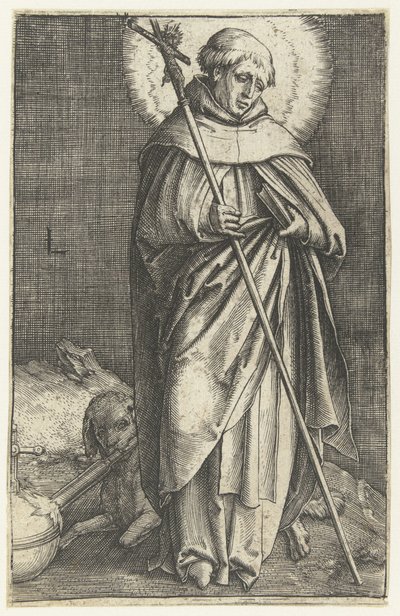 Święty Dominik autorstwa Lucas van Leyden