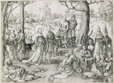 Taniec Marii Magdaleny autorstwa Lucas van Leyden