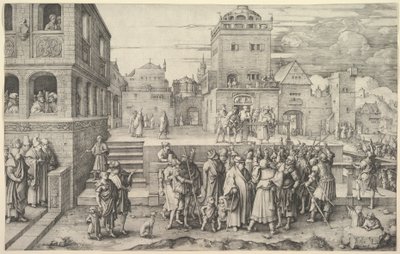 Spójrz na człowieka autorstwa Lucas van Leyden
