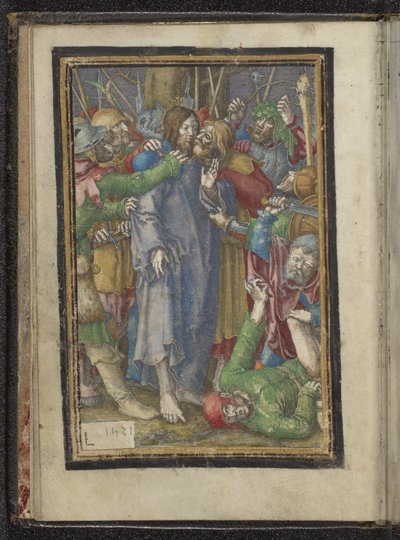 Niewola Chrystusa Męka Chrystusa (tytuł serii) autorstwa Lucas van Leyden