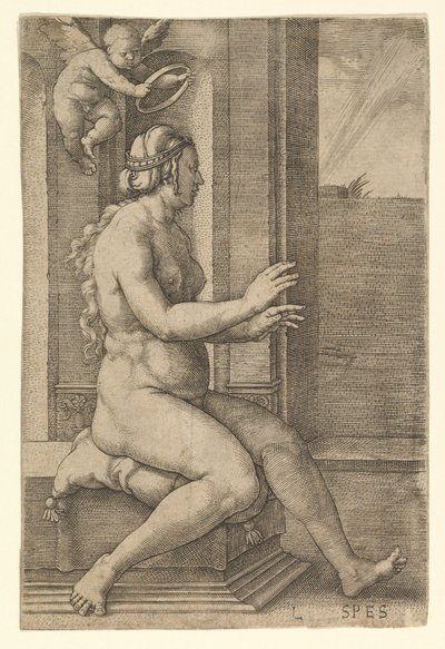 Nadzieja, 1530. autorstwa Lucas van Leyden