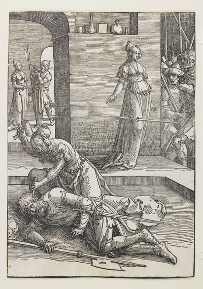 Jael zabijająca Siserę autorstwa Lucas van Leyden