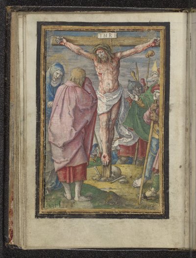 Ukrzyżowanie Chrystusa Męka Chrystusa (tytuł serii) autorstwa Lucas van Leyden