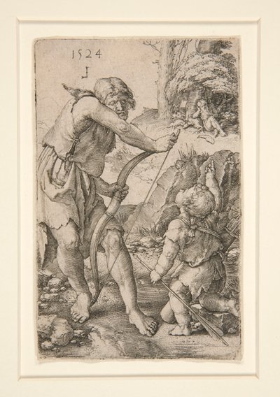 Lamech i Kain autorstwa Lucas van Leyden