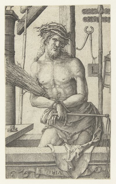 Człowiek boleści autorstwa Lucas van Leyden