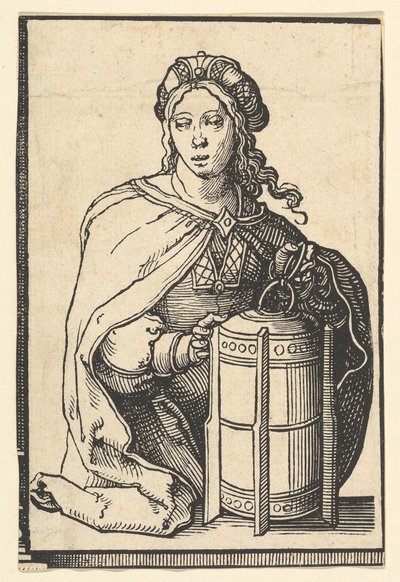 Sybilla perska z serii Sybille, ca. 1530. autorstwa Lucas van Leyden