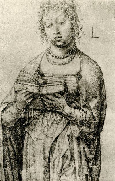 czytająca dziewczyna autorstwa Lucas van Leyden