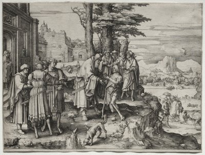 Powrót syna marnotrawnego autorstwa Lucas van Leyden