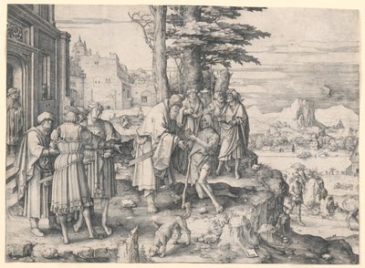Powrót syna marnotrawnego autorstwa Lucas van Leyden