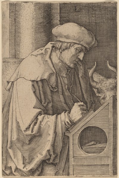Święty Łukasz autorstwa Lucas van Leyden