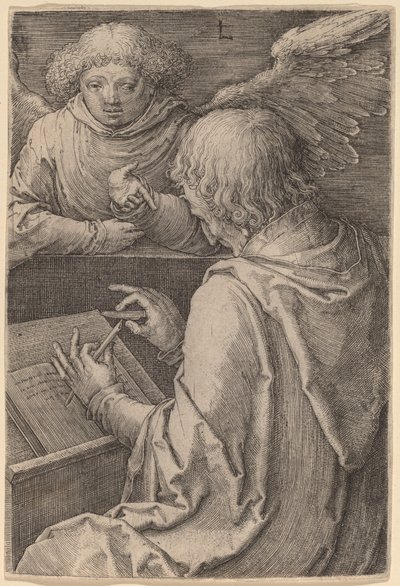 Św. Mateusz autorstwa Lucas van Leyden