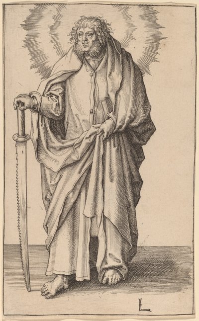 Św. Szymon autorstwa Lucas van Leyden
