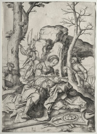 Samson i Dalila, c. 1507. autorstwa Lucas van Leyden