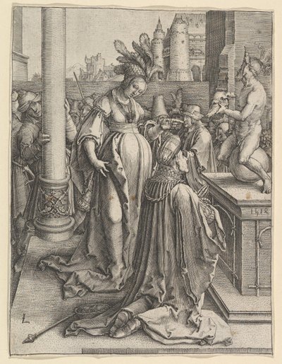 Bałwochwalstwo Salomona, 1514. autorstwa Lucas van Leyden