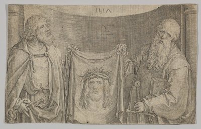 św. Piotr i Paweł z Vernicle, 1517. autorstwa Lucas van Leyden