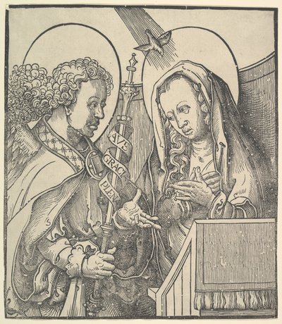 Zwiastowanie, 1515. autorstwa Lucas van Leyden