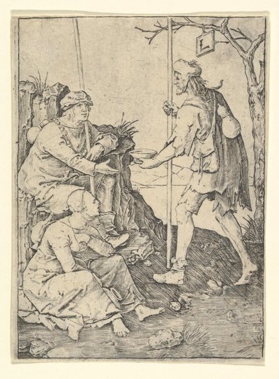 Żebracy, ca. 1509. autorstwa Lucas van Leyden