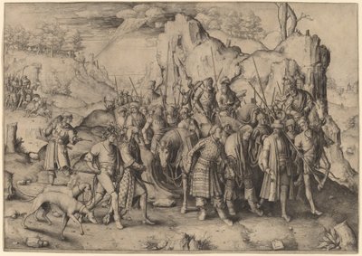 Nawrócenie św. Pawła autorstwa Lucas van Leyden