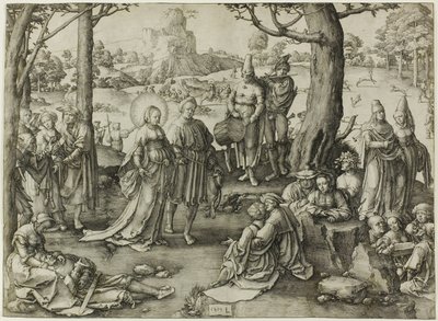 Taniec św. Marii Magdaleny autorstwa Lucas van Leyden